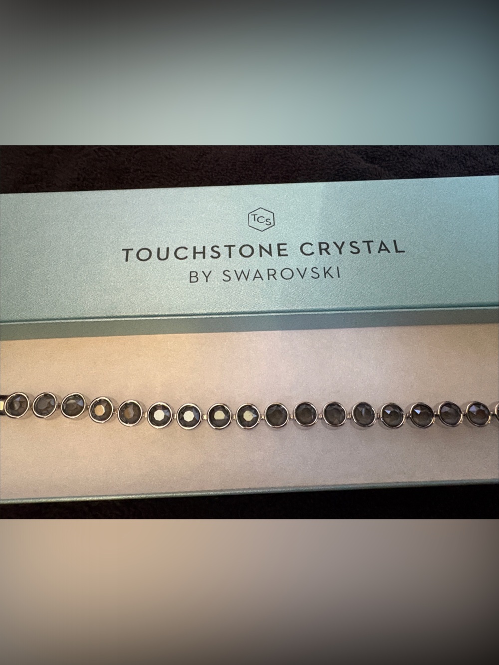 Touchstone Crystal Smoky Gray Faceted Crystal
Necklace